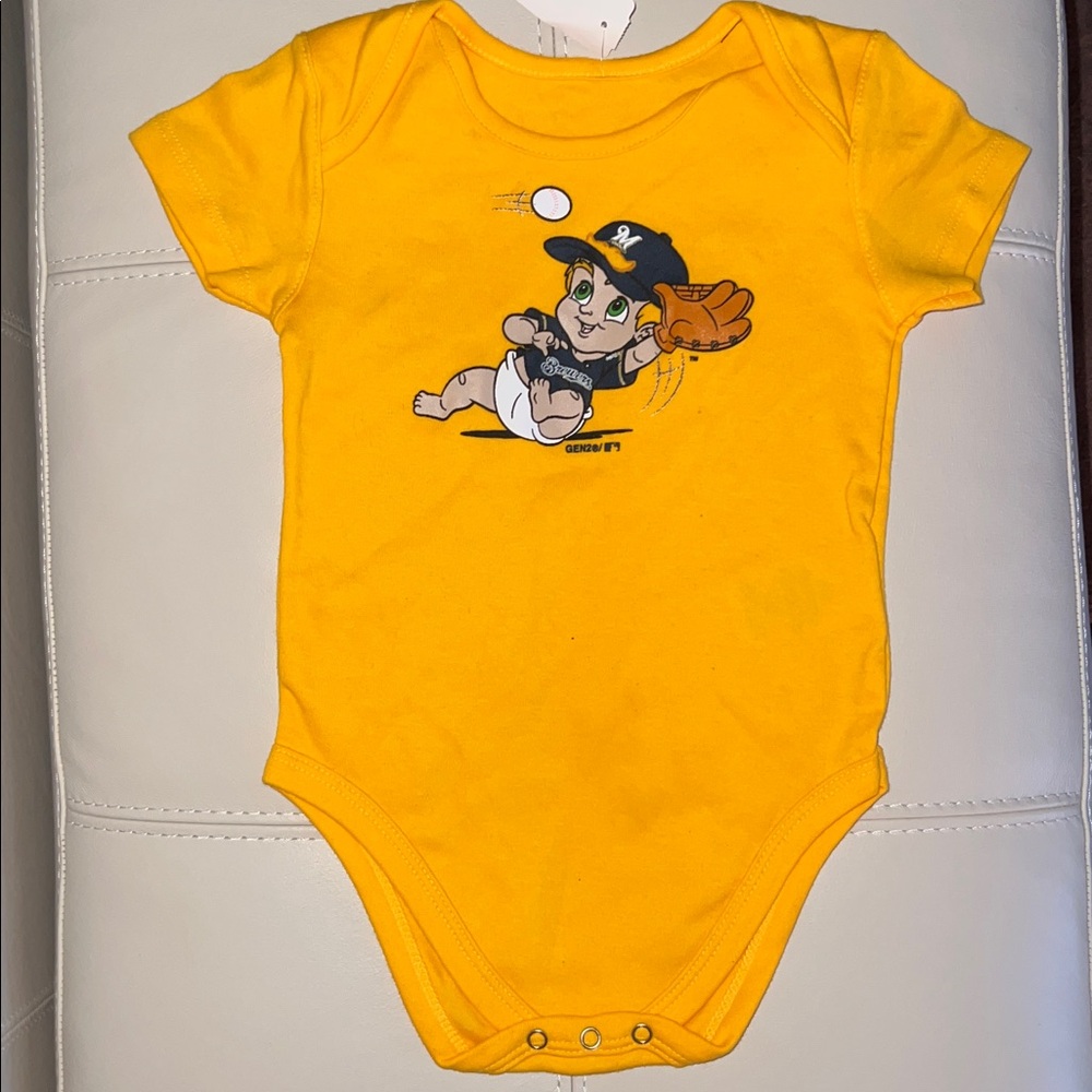 Gen2 General Merchandise MLB Milwaukee Brewers Onesie, 24 months
